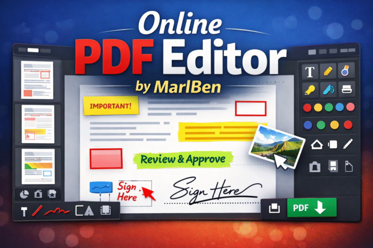 Online PDF Editor by MarlBen