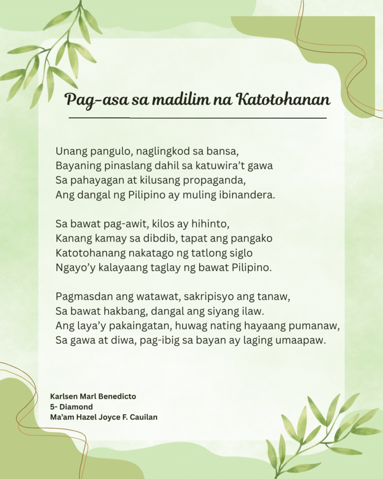 Pag-Asa sa Madilim na Katotohanan by Karlsen Marl